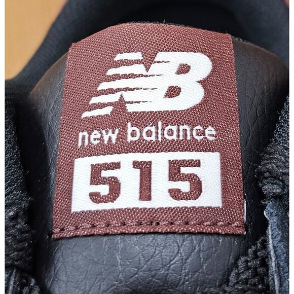 New Balance 515 Classic Black Brown Leather Men's Sneakers Size 8.5 - Picture 9 of 11